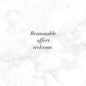 All reasonable offers welcome & considered!